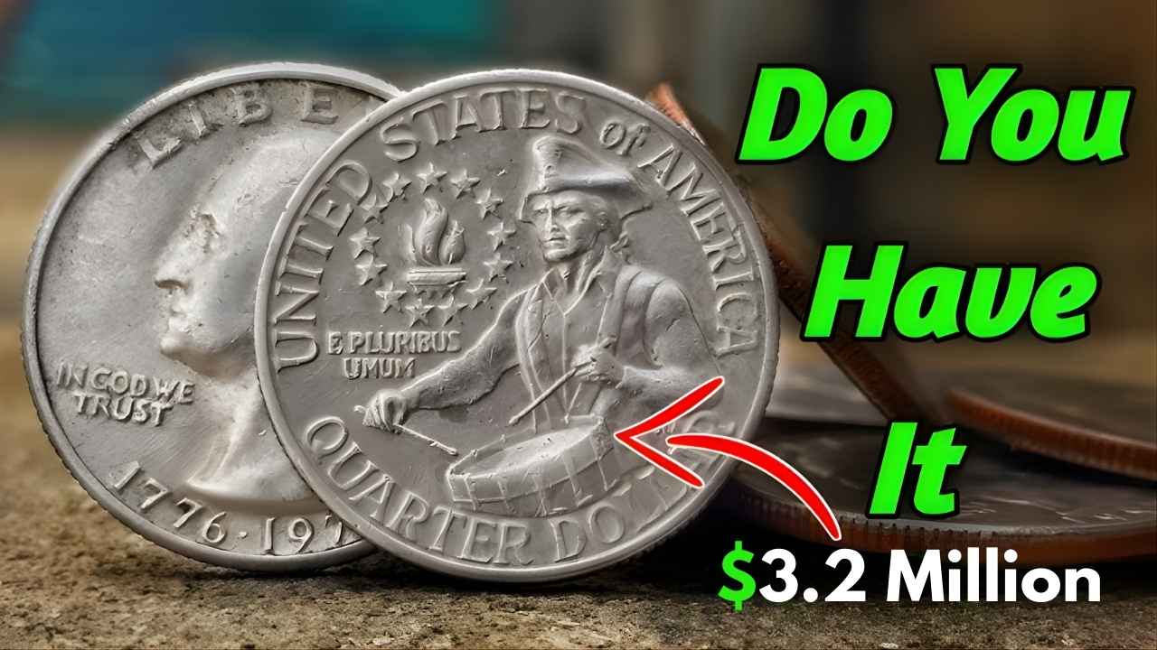 Bicentennial Quarter Worth $3.2 Million Still Circulating in the U.S.